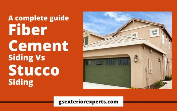 Fiber Cement Siding vs Stucco? Choose the Best - GS Exterior Experts Fiber Cement Siding vs Stucco? Choose the Best - GS Exterior Experts