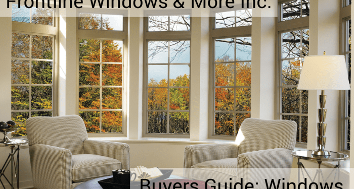 Frontline Windows: Window Buying Guide